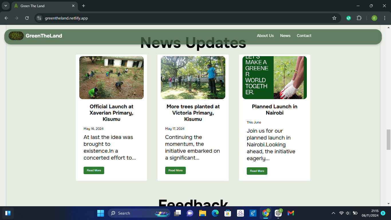 Image of Green The Land